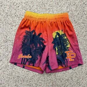 Inaka Power Mesh Graphic Miami Vice Polyester Gradient Mens Sz Small 5”